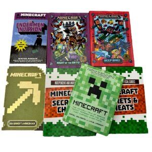 Minecraft Chapter Book Reading Materials Older Childrens Gaming Lot